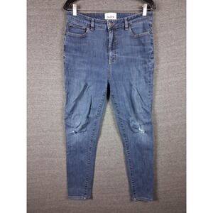 DUER Pants Mens 31x28 Blue Skinny Distressed‎ Stretch Casual Comfort Denim Style